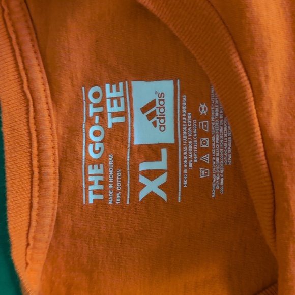 Adidas Orange Safety Work Construction T-shirts Size XL Orange - Picture 3 of 9